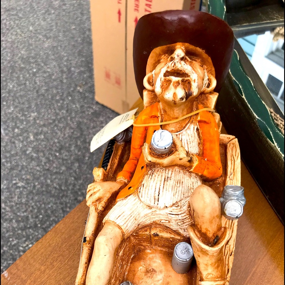 Vintage Drunk Fishing Cowboy by Shade Tree Creations. Pristine condition